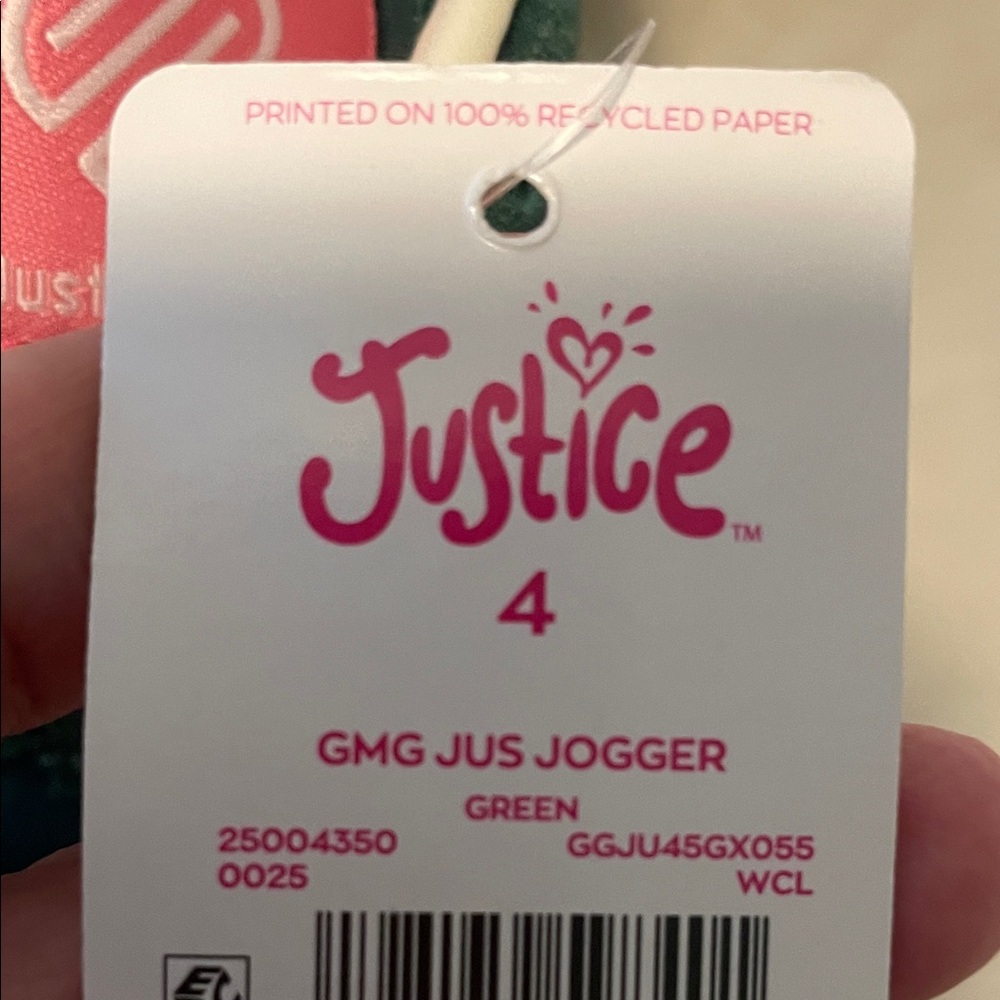 NEW Justice Green Sneakers with Silver Star - Picture 14 of 16